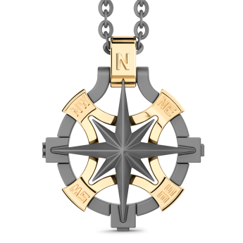 Zancan Halskette aus Titan, 18kt Gold & Diamanten | Luxus-Schmuck