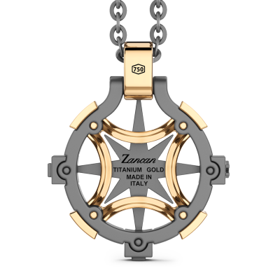 Collana Zancan in Titanio e Oro 18kt | Lusso Made in Italy