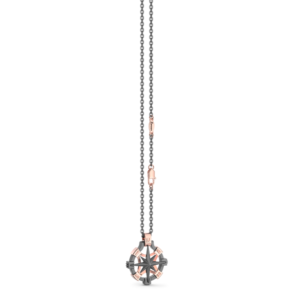 Collana Zancan in Titanio e Oro 18kt | Lusso Made in Italy