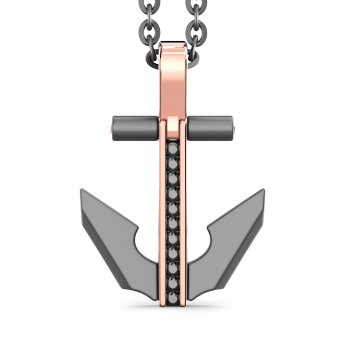 Zancan Halskette aus Titan, 18kt Gold & Diamanten | Luxus-Schmuck
