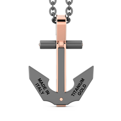 Zancan Titanium, 18kt Gold & Diamond Necklace | Italian Luxury