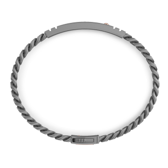 Bracciale Zancan in Titanio, Oro 18kt e Diamanti | Lusso Made in Italy 2