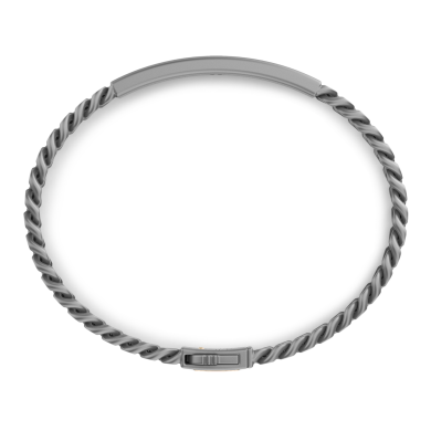 Bracciale Zancan in Titanio e Oro 18 kt con Diamanti | Collezione Eternity Titanium