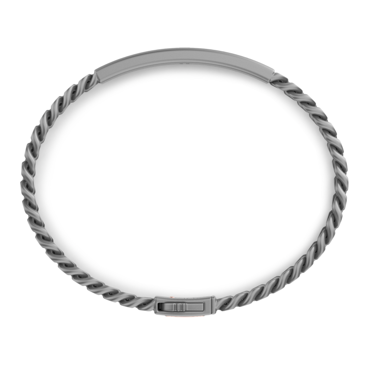 Bracciale Zancan in Titanio e Oro 18 kt con Diamanti | Collezione Eternity Titanium