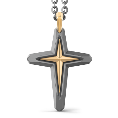Collier Zancan en Titane, Or 18kt & Diamants | Bijou de Luxe Italien