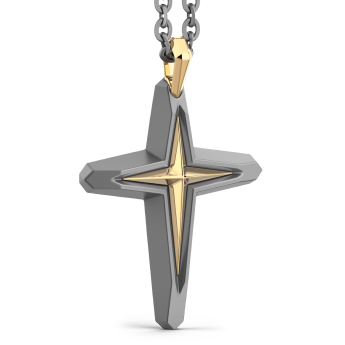 Zancan Titanium, 18kt Gold & Diamond Necklace | Italian Luxury 2