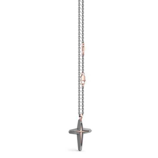 Zancan Halskette aus Titan, 18kt Gold & Diamanten | Luxus-Schmuck