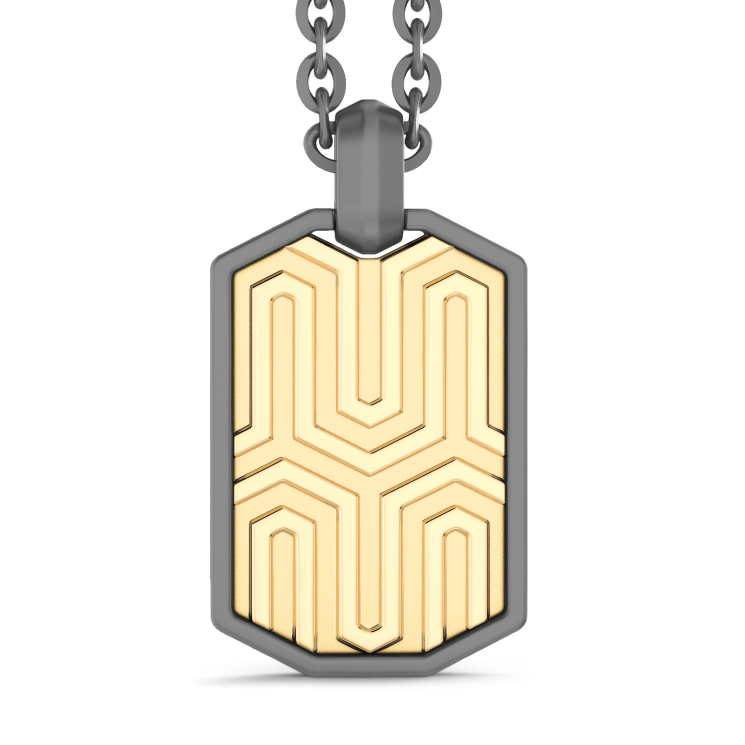 Collier Zancan en Titane, Or 18kt & Diamants | Bijou de Luxe Italien
