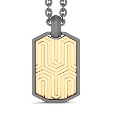 Zancan Titanium, 18kt Gold & Diamond Necklace | Italian Luxury