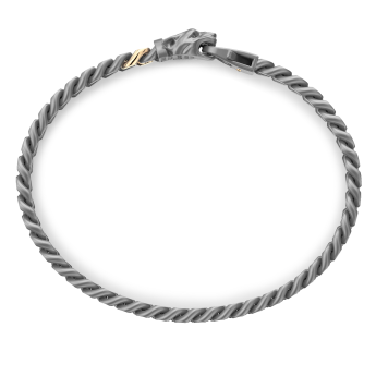 Bracciale Zancan in Titanio, Oro 18kt e Diamanti | Lusso Made in Italy 2