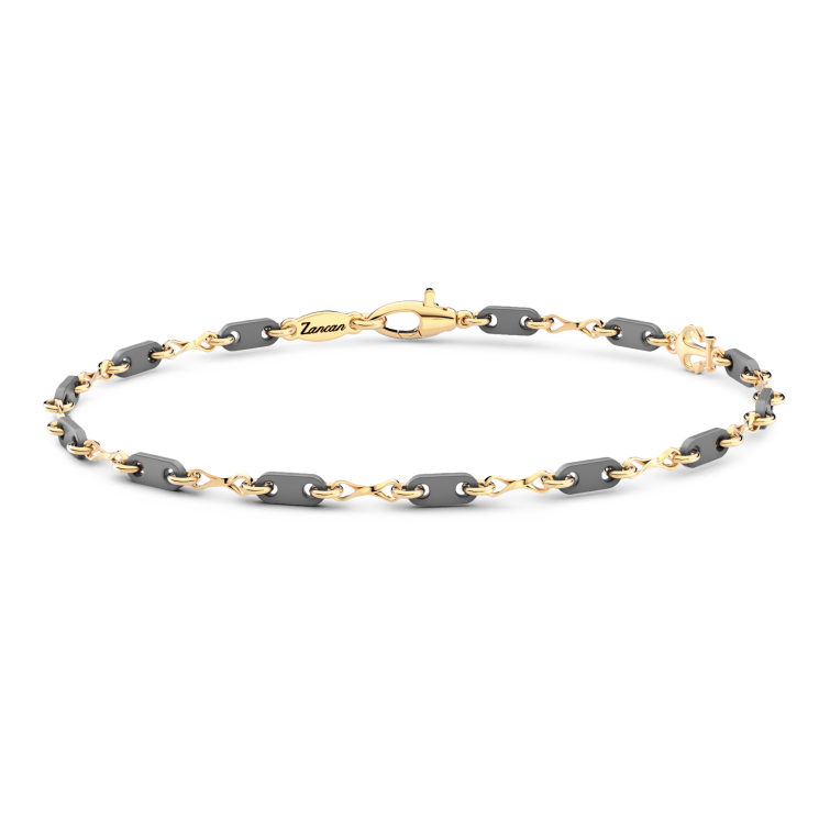 Zancan Titanium, 18kt Gold & Diamond Bracelet | Luxury Jewelry