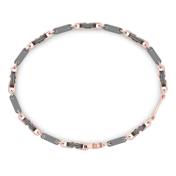 Bracciale Zancan in Titanio, Oro 18kt e Diamanti | Lusso Made in Italy 2