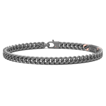 Bracciale Zancan in Titanio, Oro 18kt e Diamanti | Lusso Made in Italy