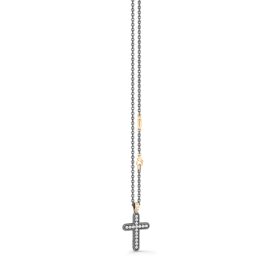 Zancan Halskette aus Titan, 18kt Gold & Diamanten | Luxus-Schmuck