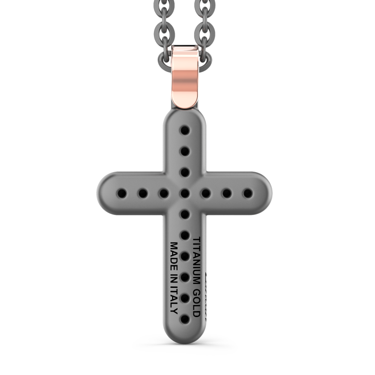 Zancan Titanium, 18kt Gold & Diamond Necklace | Italian Luxury