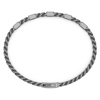 Bracciale Zancan in titanio e oro 18kt