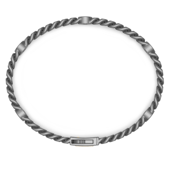 Bracciale Zancan in titanio e oro 18kt 2