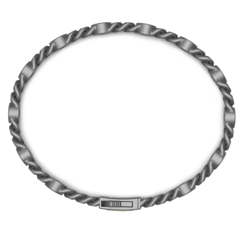 Bracciale Zancan in titanio e oro 18kt 2