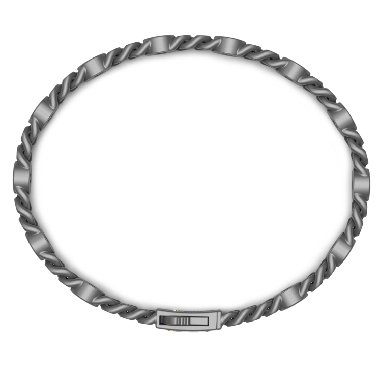 Bracciale Zancan in titanio e oro 18kt