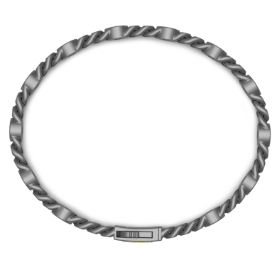 Bracciale Zancan in titanio e oro 18kt
