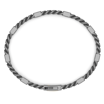 Bracciale Zancan in titanio e oro 18kt 2