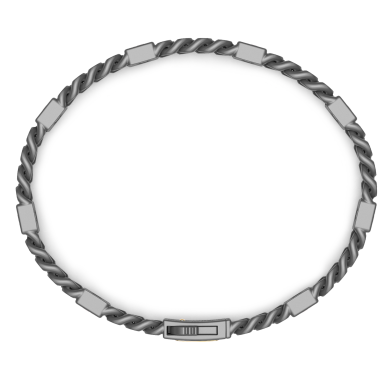 Bracciale Zancan in titanio e oro 18kt