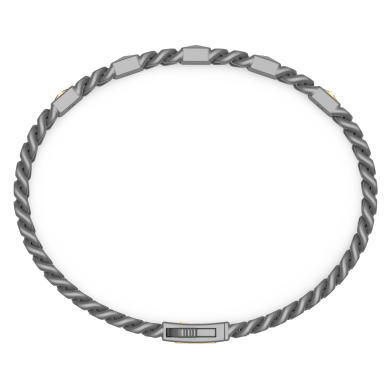 Bracciale Zancan in titanio e oro 18kt