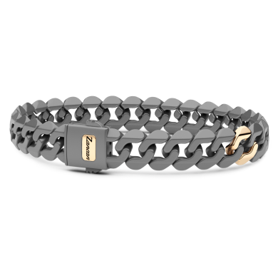 Bracelet Zancan en titane et or 18 carats