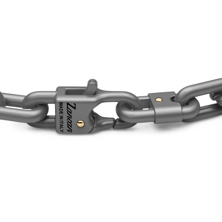 Zancan Armband aus Titan und 18 Karat Gold