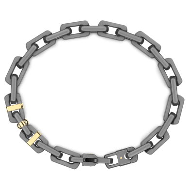 Zancan Armband aus Titan und 18 Karat Gold