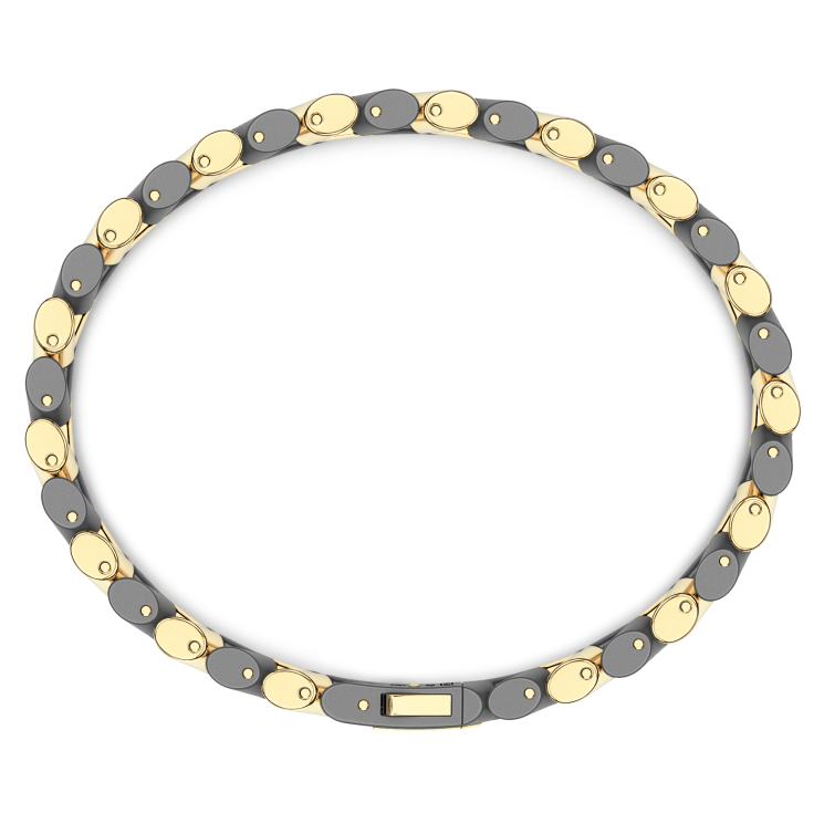 Bracciale Zancan in titanio e oro 18kt