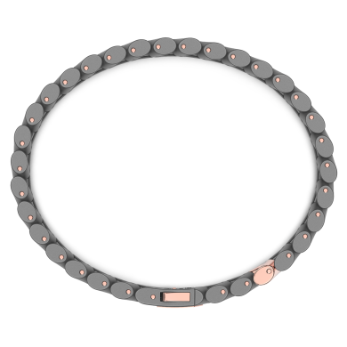 Bracciale Zancan in titanio e oro 18kt