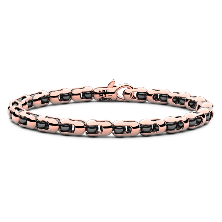 Bracciale Zancan in oro 18kt e ceramica nera