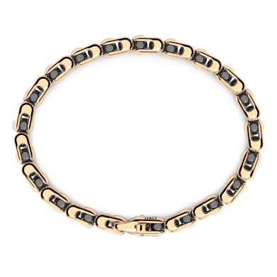 Bracciale Zancan in oro 18kt e ceramica nera