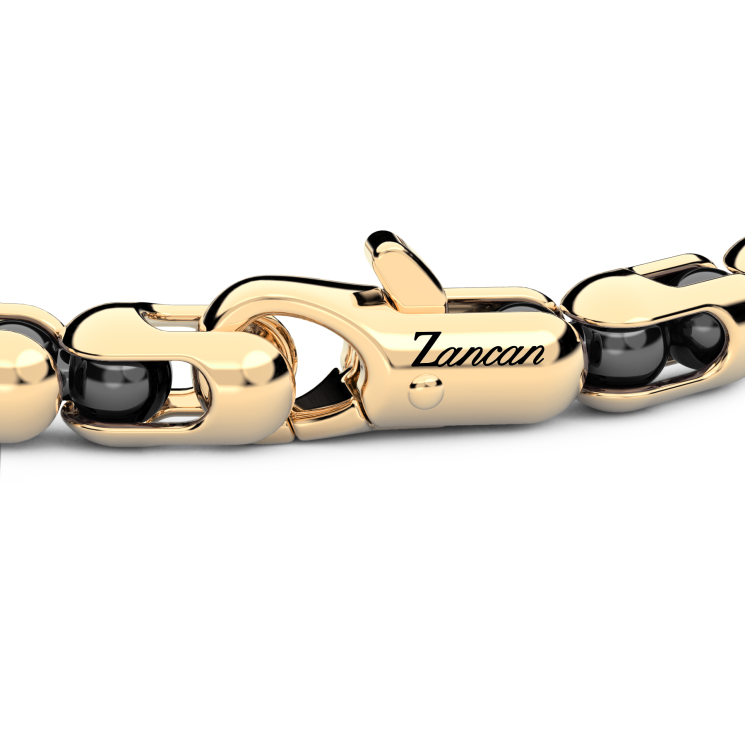 Bracciale Zancan in oro 18kt e ceramica nera