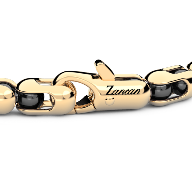Bracciale Zancan in oro 18kt e ceramica nera