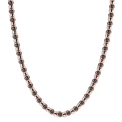 Zancan chain in 18kt gold and black ceramic