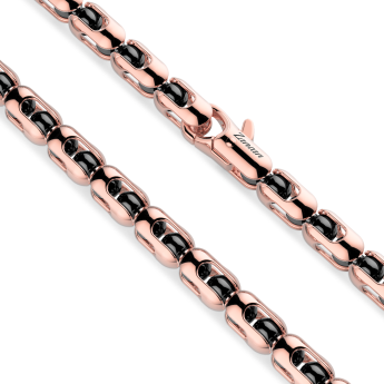 Zancan-Kette aus 18 Karat Gold und schwarzer Keramik 2