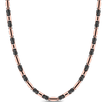Chaîne Zancan en or 18 carats et céramique noire