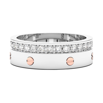 Zancan ring in 18kt gold and diamonds