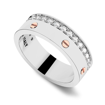 Zancan ring in 18kt gold and diamonds 2