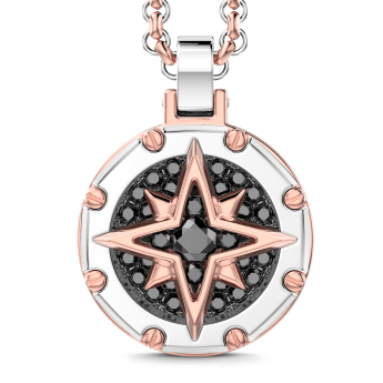 Collana con pendente Zancan in oro 18kt e diamanti