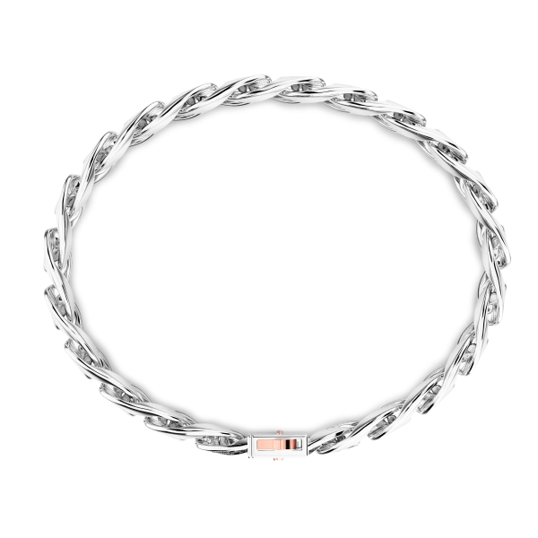 Zancan bracelet in 18kt gold and black diamonds
