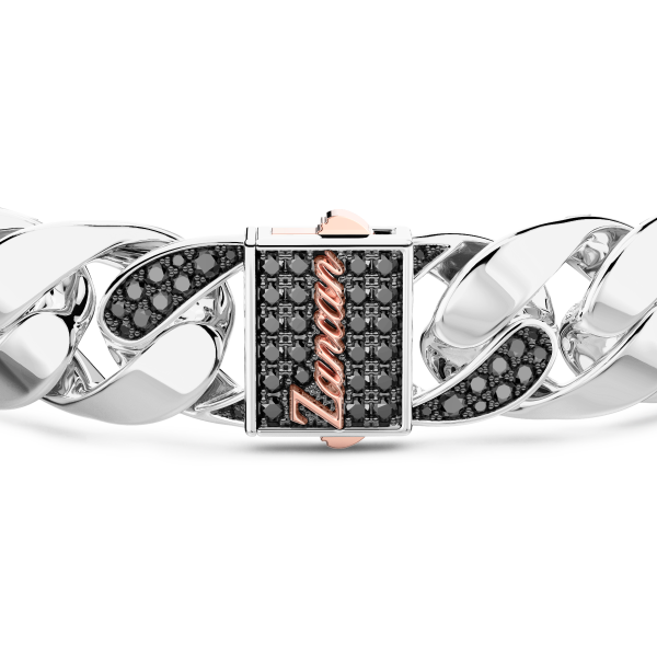 Bracciale Zancan in oro 18kt e diamanti neri