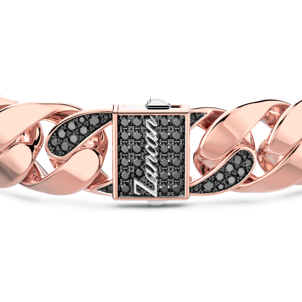 Bracciale Zancan in oro 18kt e diamanti neri
