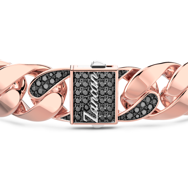 Bracciale Zancan in oro 18kt e diamanti neri