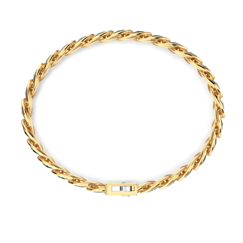 Zancan bracelet in 18kt gold and black diamonds 2