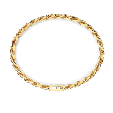 Zancan bracelet in 18kt gold and black diamonds