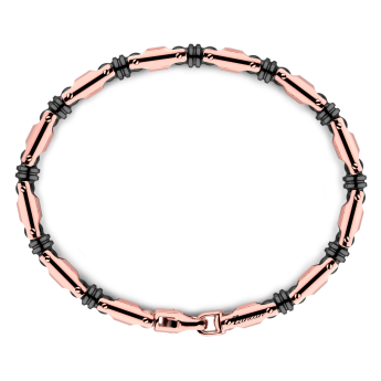 Bracelet Zancan en or 18 carats et céramique noire 2