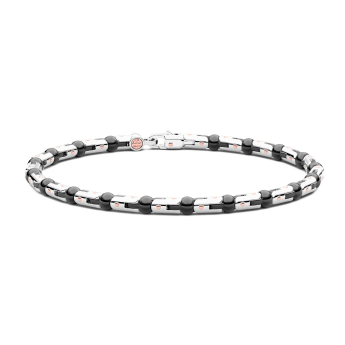 Bracciale Zancan in oro 18kt e ceramica nera